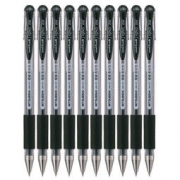 Uniball 三菱 UM-151 中性笔 0.38mm 10支装 黑色*3
