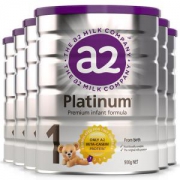 a2 艾尔 Platinum 白金版 婴幼儿奶粉 1段 900g *6