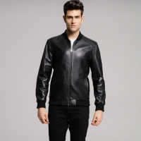 Andrew Marc 秋冬新品  绵羊皮男士修身显瘦夹克
