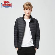 90%充绒量！龙狮戴尔 男轻量羽绒服