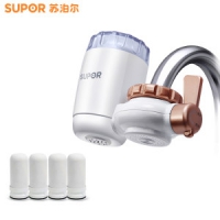 苏泊尔（SUPOR）   水龙头净水器 滤芯可清洗 一机4芯 可用2年