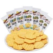 共9包，董小姐 玉米片薯片 3种口味各3包 234g