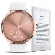 佳明（GARMIN）  vivomove hr 运动版 智能手表 + amazon kindle 电子书入门版 4GB