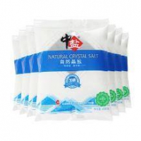 中盐 加碘自然海晶盐 400g * 7件