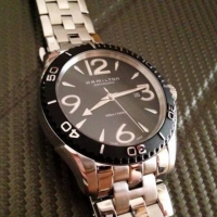 汉米尔顿（Hamilton）   JAZZMASTER SEAVIEW H37715135 男士机械腕表