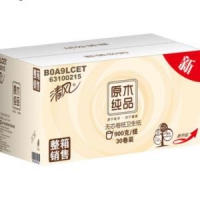 清风 原木纯品 卷纸 三层90g*30卷