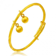 CHOW TAI FOOK 周大福 F184986 儿童首饰 足金手