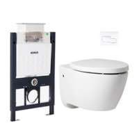 KOHLER 科勒 18609T-W-O 维雅挂墙式 壁挂式马桶  2742元不要