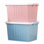 双11预告：友耐 特大号带盖滑轮收纳箱 40L