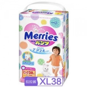 Merries 妙而舒 婴儿拉拉裤 XL38片 *4件