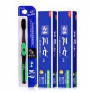云南 三七牙膏 60g*2支+备长炭牙刷*1支