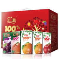 汇源 100%果汁饮料 无糖 混合口味装 1L*5盒