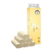 蓝月亮 无芯本色竹浆卷纸 4层*12卷 共840g