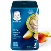 Gerber 嘉宝 婴幼儿米粉 苹果香蕉味 2段 227g  *5件