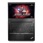 联想 ThinkPad E485（0HCD）14英寸窄边框笔记本电脑（锐龙7-2700U、8GB、 256GB、 FHD Win10）黑色