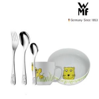 WMF 福腾宝 Safari系列 不锈钢儿童餐具套装 5件套
