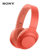 SONY 索尼 WH-H900N 头戴式蓝牙降噪耳机 暮光红