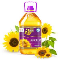 福临门 压榨一级 葵花籽油 4.5L *4件