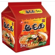 农心 NONG SHIM 乌龙面拉面 袋面 方便面速食食品 120g*5 五连包