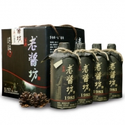 赖祖 老酱坊 酱香型53度白酒 375mL*4瓶 礼盒装
