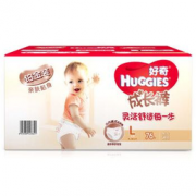 HUGGIES 好奇 铂金装 婴儿成长裤 L76片 *3件