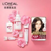 双11预售：欧莱雅 卓韵霜染发剂膏 3盒装 送洗护旅行装50ml*4瓶