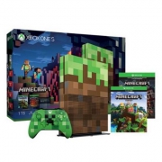 双十一预告，Microsoft 微软 Xbox One S 1TB Minecraft限量版主机套装 可6期无息