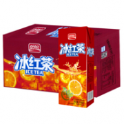 盼盼 冰红茶 柠檬味果汁饮料 250ml*24盒 *2件