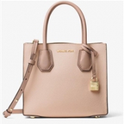 Michael Kors Mercer 系列中号粉拼包