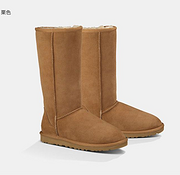 3倍差价，23日0点抢购！UGG Classic Tall系列 女士羊皮毛一体高筒靴