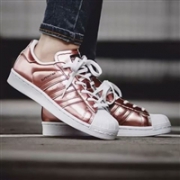 Adidas 阿迪达斯 Superstar Boost女士贝壳鞋 玫瑰金色