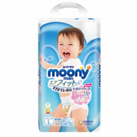 moony 尤妮佳 男婴拉拉裤 L44片 *3件  189.74元含税包邮