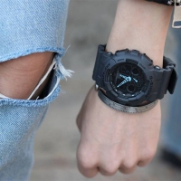 卡西欧（CASIO）  G-Shock系列 GA-100C-8A 多功能双显运动手表