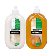 荟欣福 地板上光除痕防护精油+生物酶地板清洗剂 500ml*2瓶