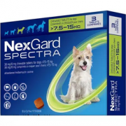 NexGard Spectra 超可信 宠物驱虫药 7.5-15kg犬用