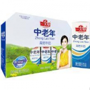 一大早 中老年高钙麦香牛奶250ml*10盒