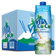 Vita Coco 唯他可可 天然椰子水进口NFC果汁饮料 1L*12瓶 整箱