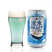 日本 纲走流冰 draft 北海道纲走蓝色流冰配制啤酒350ml
