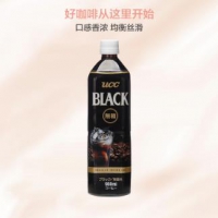 悠诗诗（UCC）  Black 无糖咖啡饮料 900ml*5瓶