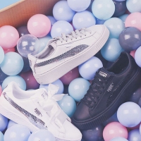 彪马（Puma）  Basket Heart 蝴蝶结板鞋 366847/367237
