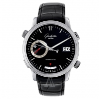 格拉苏蒂（Glashütte Original）	  SENATOR DIARY系列 100-13-02-02-04 男款机械腕表 广发Visa卡支付返15%