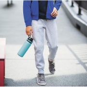 11日0点、双11预告：UNIQLO 优衣库 409245 男女童弹力运动长裤