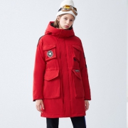 高梵 女中长款加厚羽绒服 抗寒-20℃