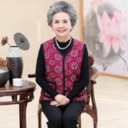 妃莲慕 加绒加厚中老年马甲