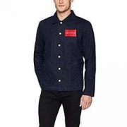 限尺码： Calvin Klein Jeans Coaches Jacket 41I5037 男士教练夹克