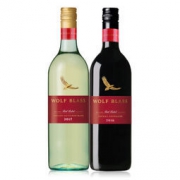 WolfBlass 纷赋 红牌 赛美容长相思 + 设拉子歌海娜 葡萄酒 礼盒装 750ml*2瓶