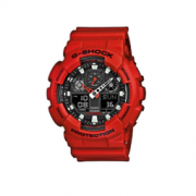 中亚PRIME会员：CASIO 卡西欧 G-shock GA-100B-4AER 男士双显运动手表