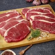恒都 巴西原切西冷牛排10片装1.5kg