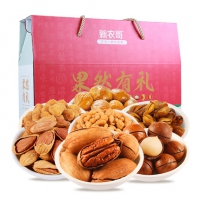 新农哥 坚果礼盒休闲零食大礼包 1049g