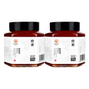 北京同仁堂 臻品系列 天然野生百花蜂蜜 350g*3瓶 波美度43°